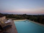 Pool at sunset